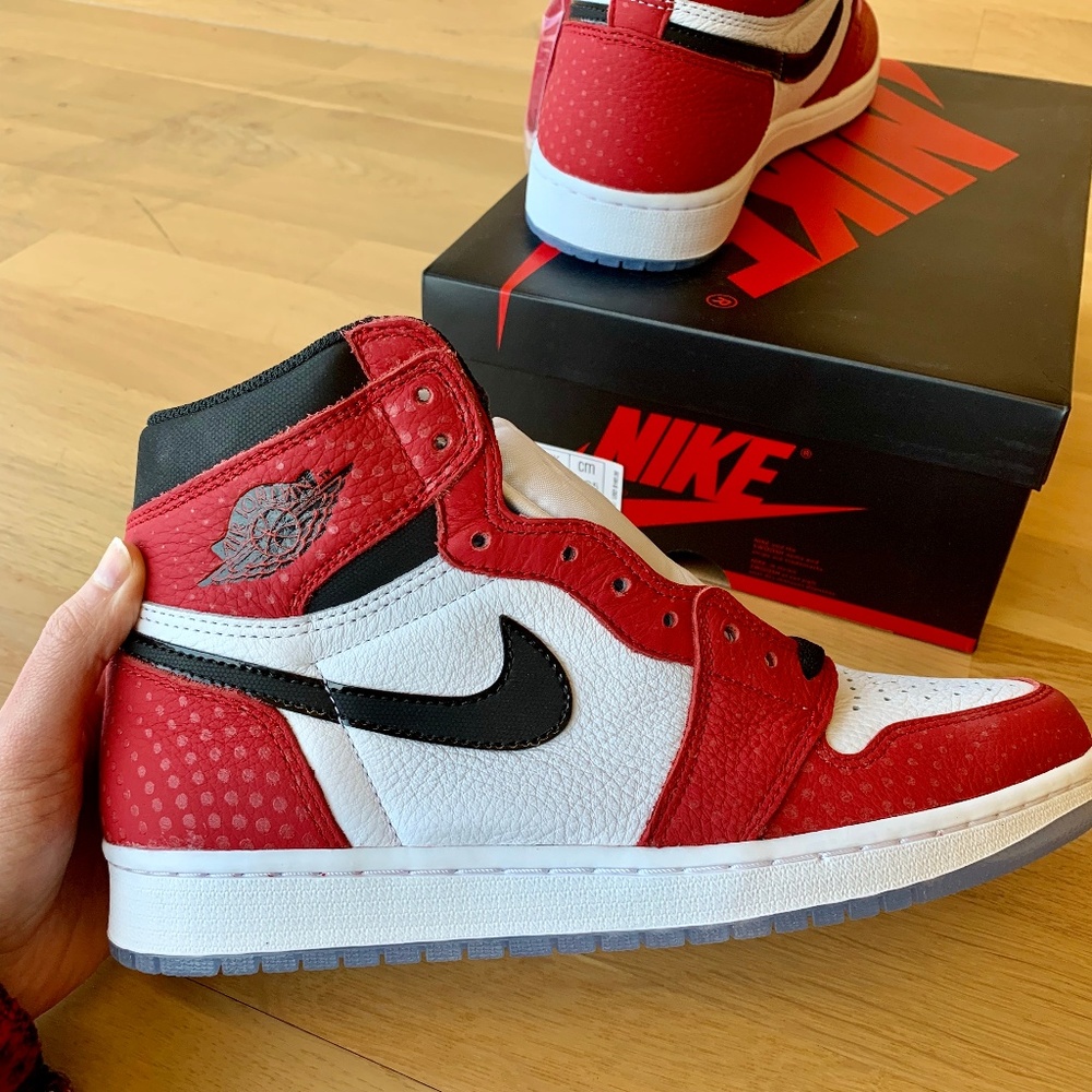 NWT Jordan 1 Retro High Spider-Man